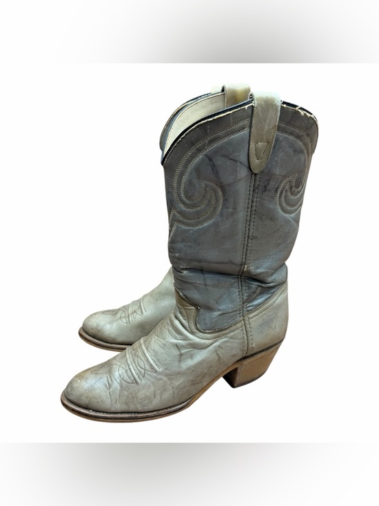 Tony Lama Other - Texas Vintage Two Tone Gray Men's Size 9 Western Cowboy Boots Classic Gray
